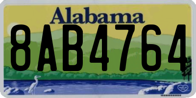 AL license plate 8AB4764