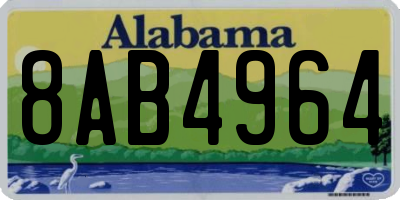 AL license plate 8AB4964