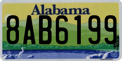 AL license plate 8AB6199