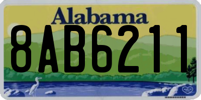 AL license plate 8AB6211