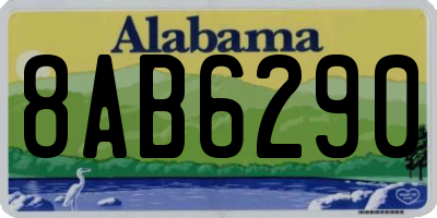 AL license plate 8AB6290