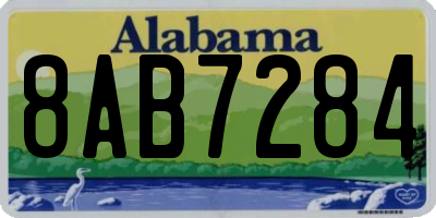 AL license plate 8AB7284