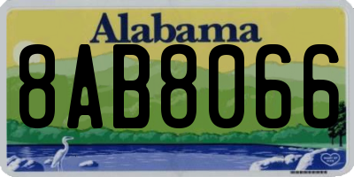 AL license plate 8AB8066