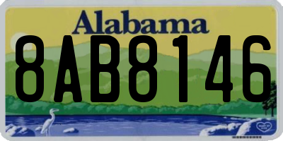 AL license plate 8AB8146