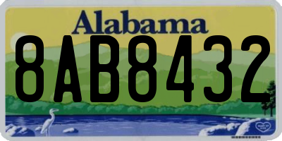 AL license plate 8AB8432