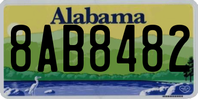 AL license plate 8AB8482