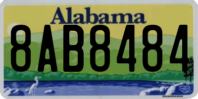 AL license plate 8AB8484