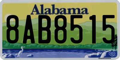 AL license plate 8AB8515