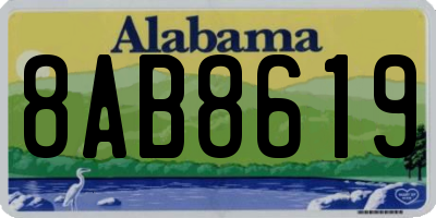 AL license plate 8AB8619