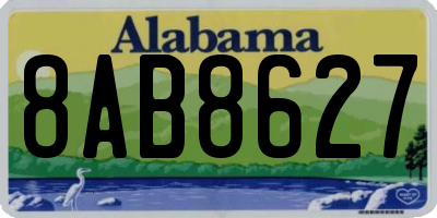 AL license plate 8AB8627