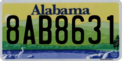 AL license plate 8AB8631