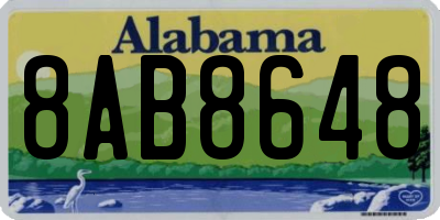 AL license plate 8AB8648