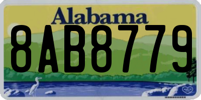 AL license plate 8AB8779