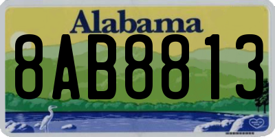 AL license plate 8AB8813
