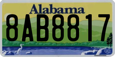 AL license plate 8AB8817