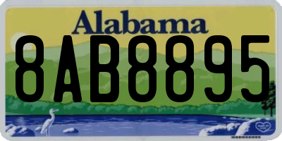 AL license plate 8AB8895