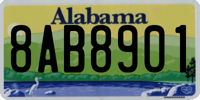 AL license plate 8AB8901