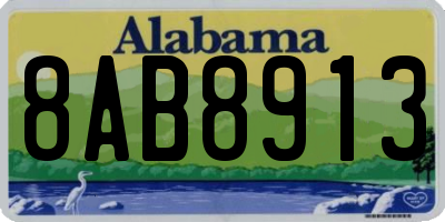 AL license plate 8AB8913