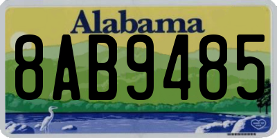 AL license plate 8AB9485