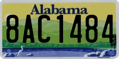 AL license plate 8AC1484