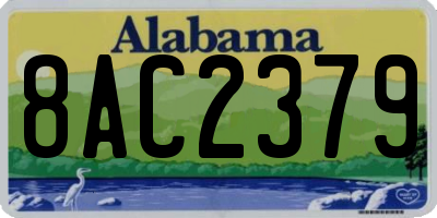 AL license plate 8AC2379
