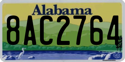 AL license plate 8AC2764