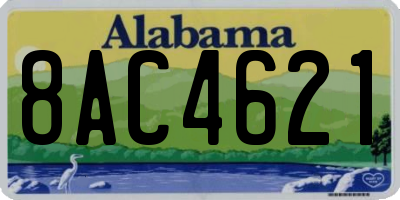 AL license plate 8AC4621