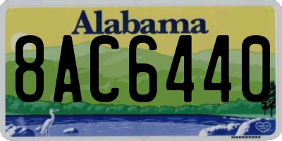 AL license plate 8AC6440