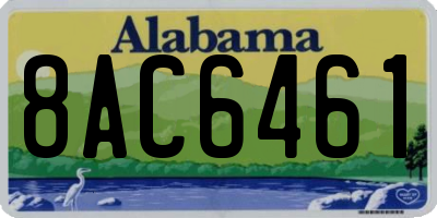 AL license plate 8AC6461