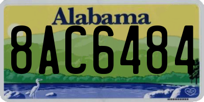 AL license plate 8AC6484