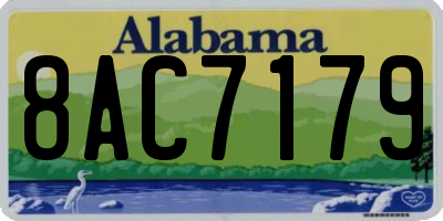 AL license plate 8AC7179