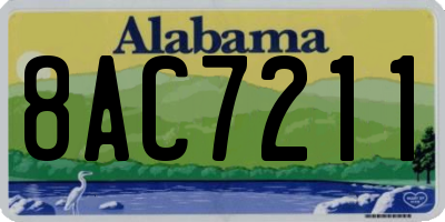 AL license plate 8AC7211