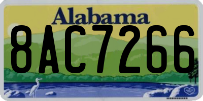 AL license plate 8AC7266