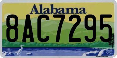 AL license plate 8AC7295