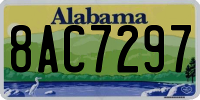 AL license plate 8AC7297