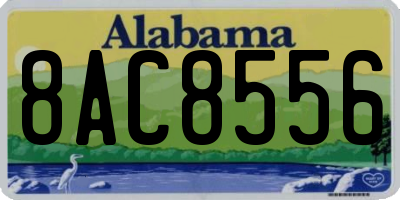 AL license plate 8AC8556