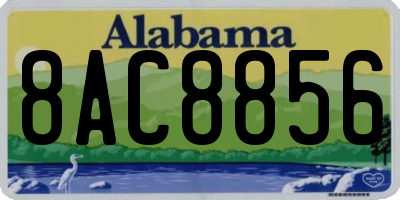 AL license plate 8AC8856