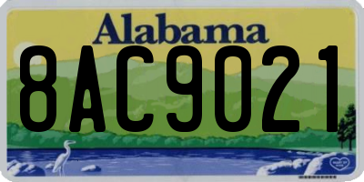 AL license plate 8AC9021