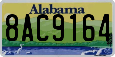 AL license plate 8AC9164