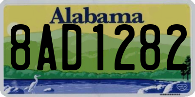 AL license plate 8AD1282