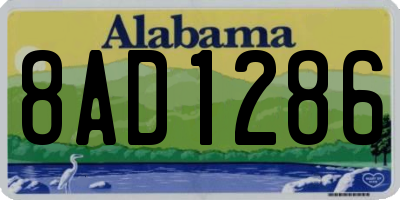 AL license plate 8AD1286