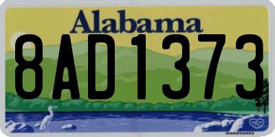 AL license plate 8AD1373