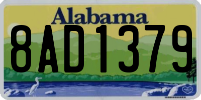 AL license plate 8AD1379