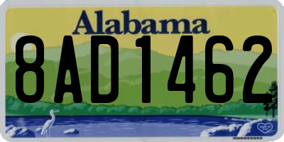 AL license plate 8AD1462