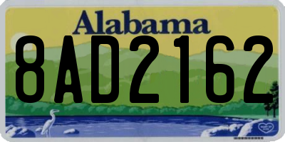 AL license plate 8AD2162