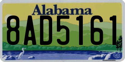 AL license plate 8AD5161