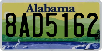 AL license plate 8AD5162