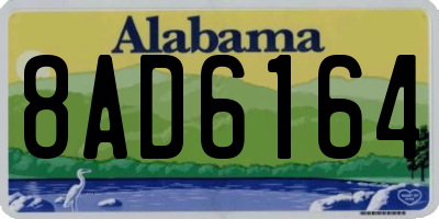 AL license plate 8AD6164