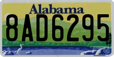 AL license plate 8AD6295