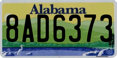 AL license plate 8AD6373